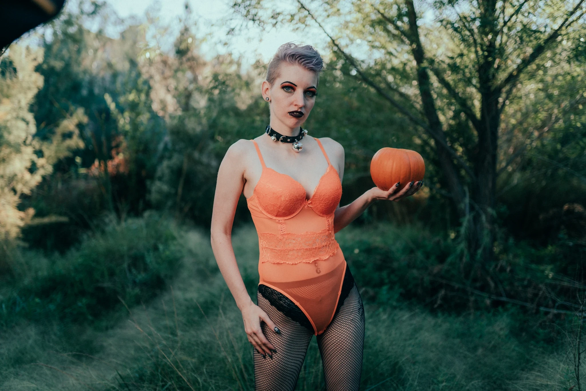 Alternative portrait, Storm and Maritza Halloween series