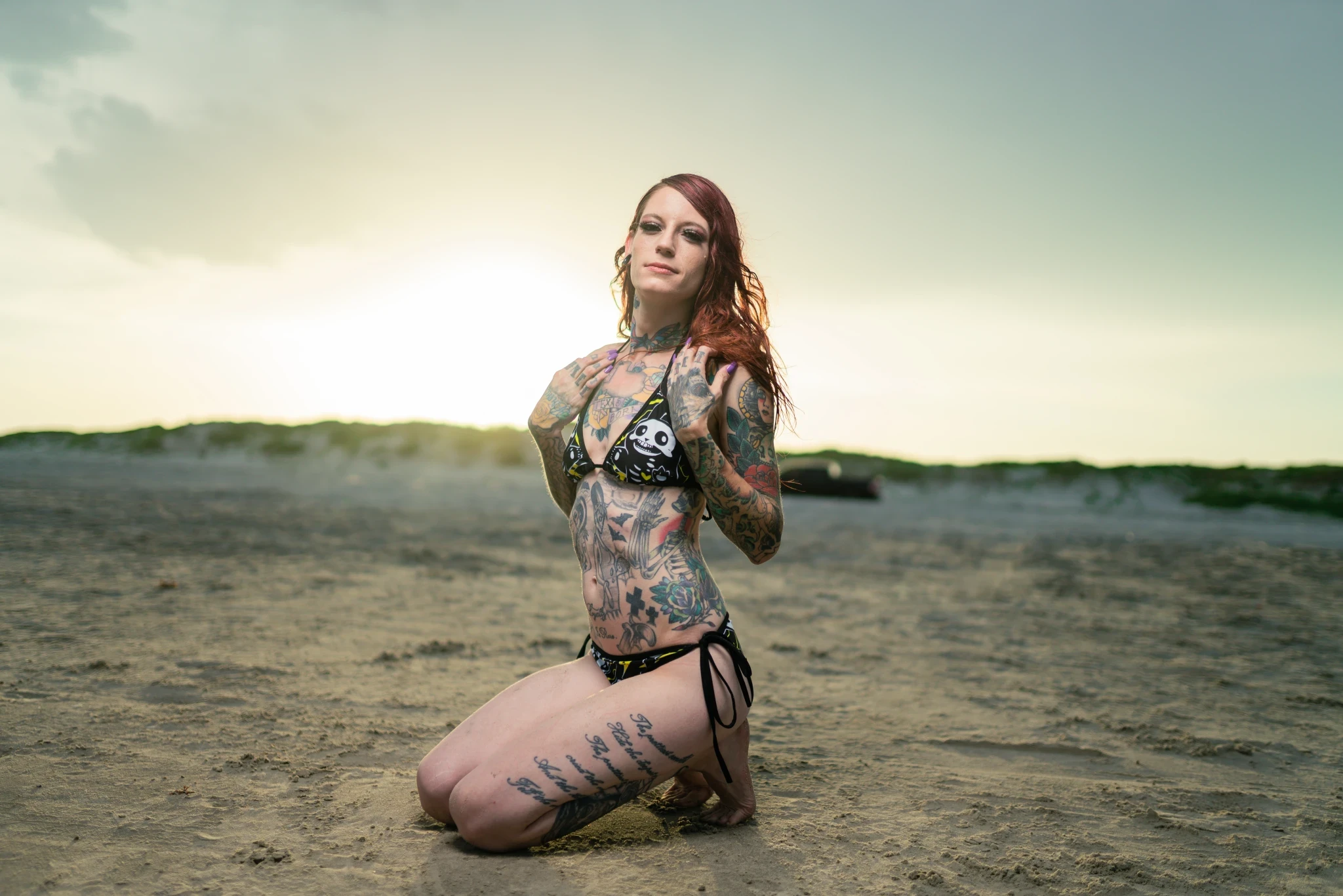 Tattoo portrait, Scarlett series
