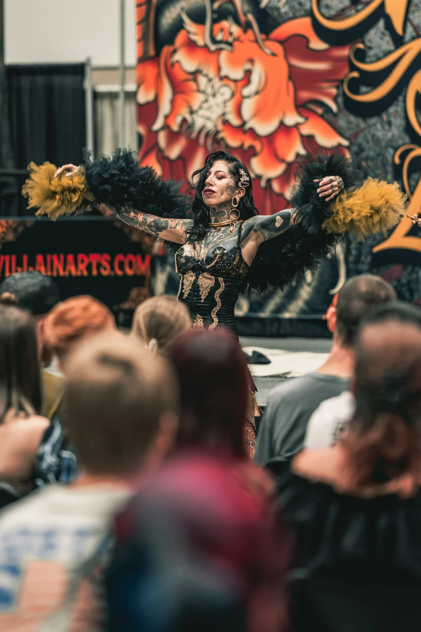 Body suspension and tattoo culture photograph, Cenobyte Suspension Convention