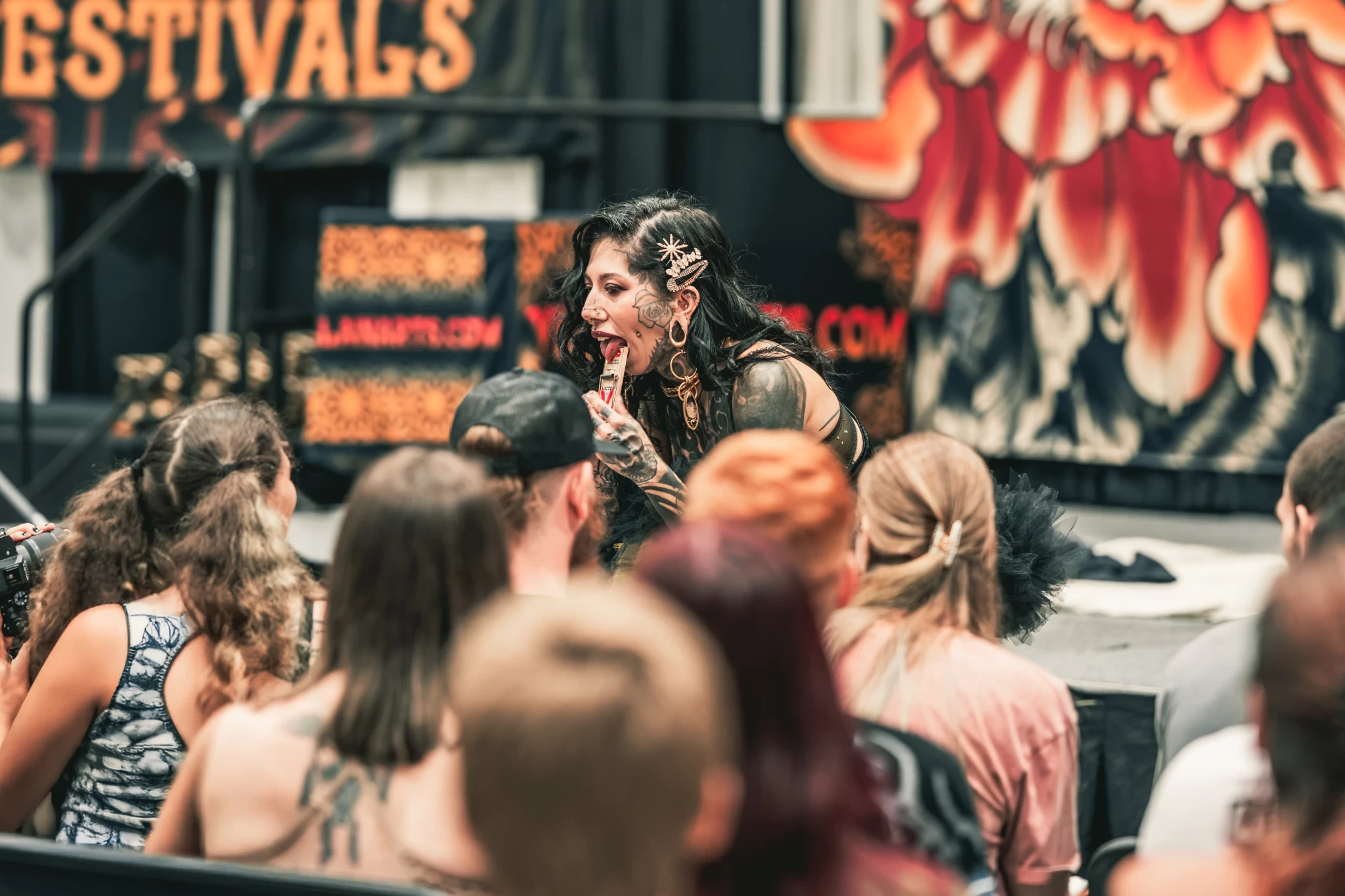 Body suspension and tattoo culture photograph, Cenobyte Suspension Convention