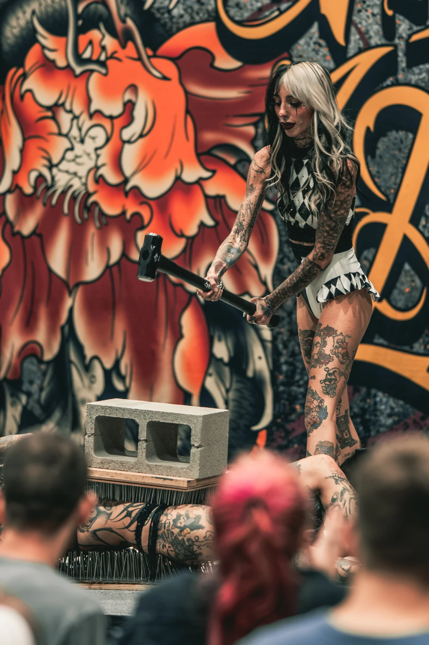 Body suspension and tattoo culture photograph, Cenobyte Suspension Convention