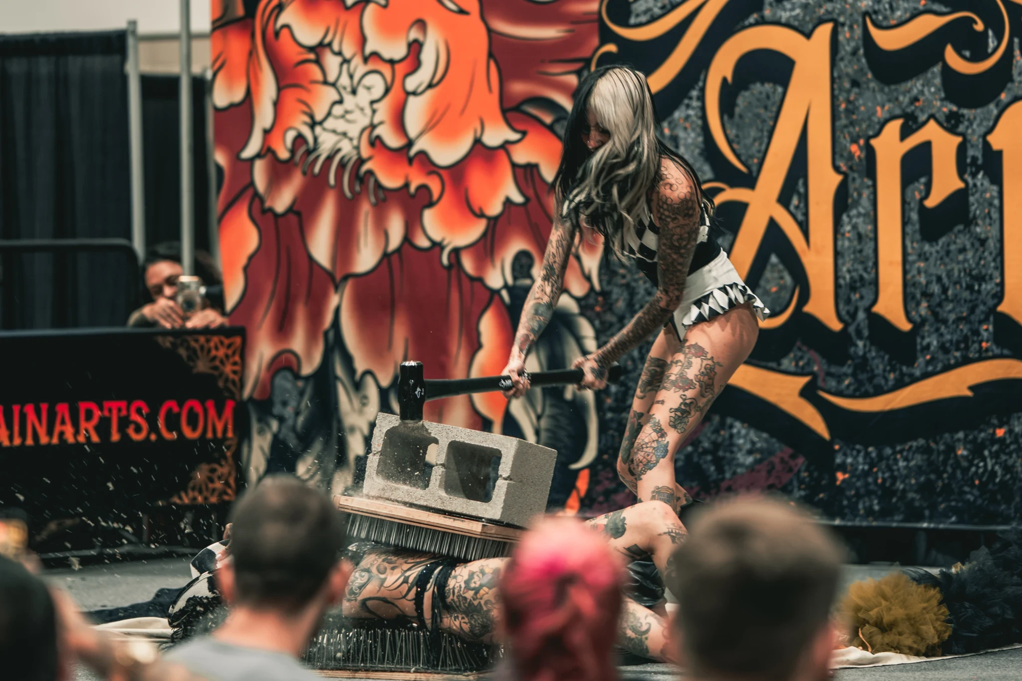 Body suspension and tattoo culture photograph, Cenobyte Suspension Convention