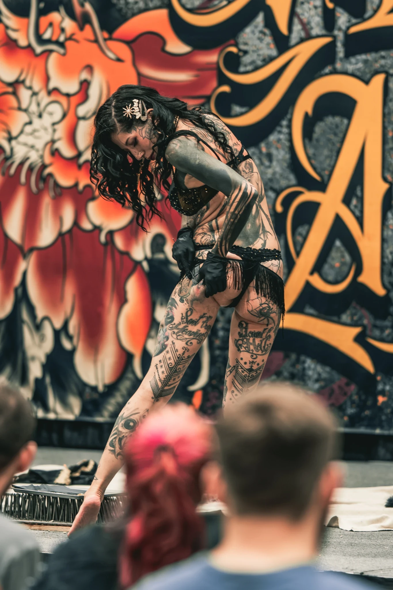 Body suspension and tattoo culture photograph, Cenobyte Suspension Convention