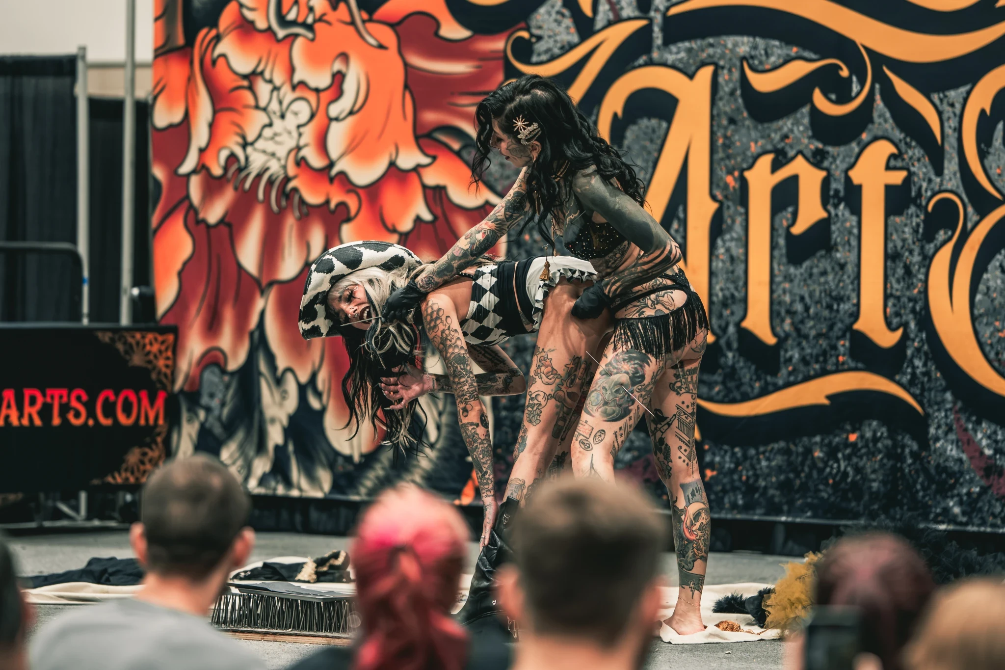 Body suspension and tattoo culture photograph, Cenobyte Suspension Convention