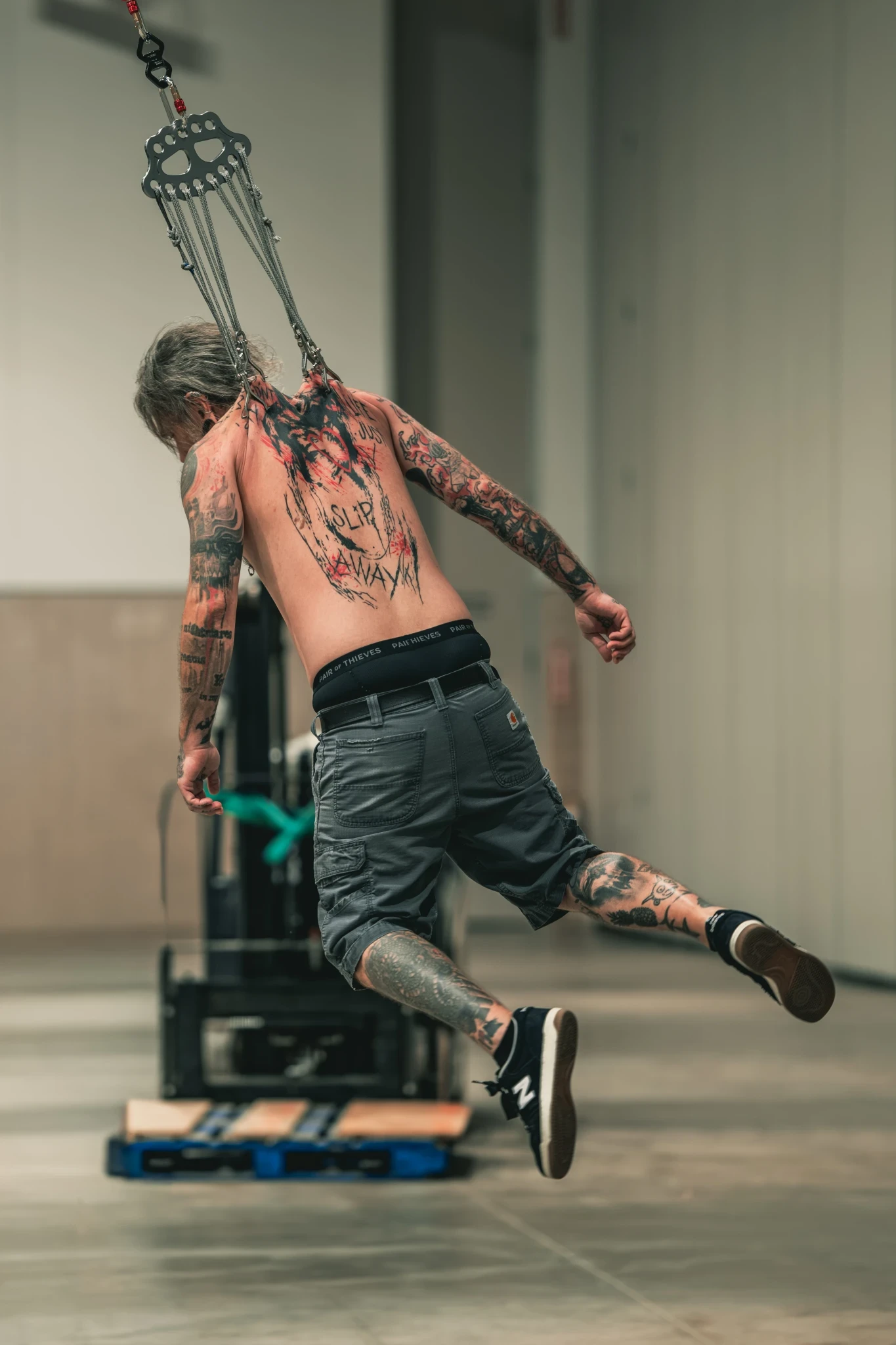 Body suspension and tattoo culture photograph, Cenobyte Suspension Convention