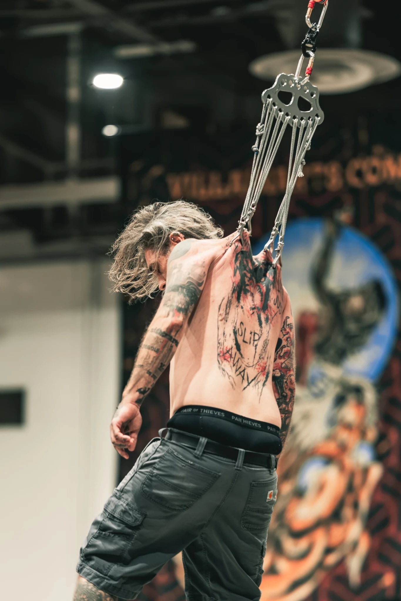 Body suspension and tattoo culture photograph, Cenobyte Suspension Convention