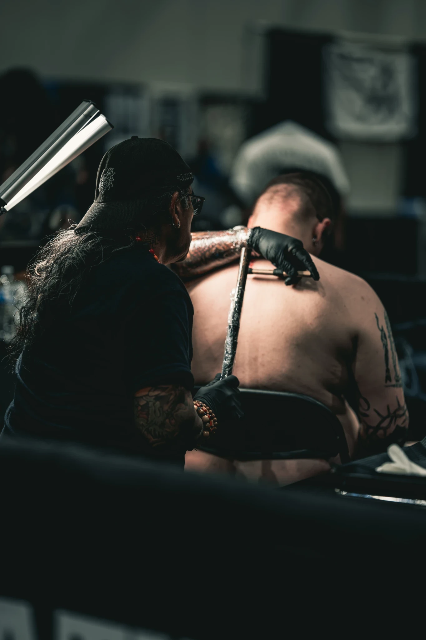 Tattoo convention photograph, Villain Arts Convention
