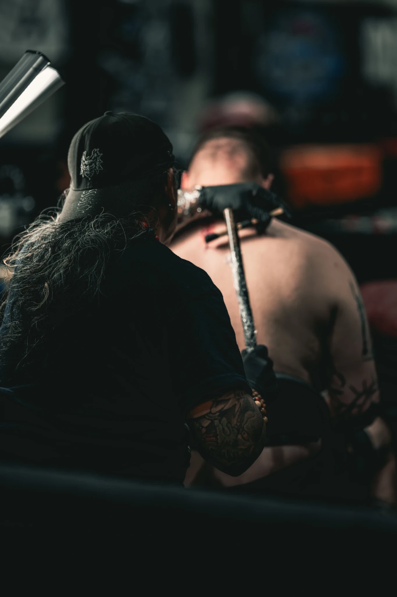 Tattoo convention photograph, Villain Arts Convention